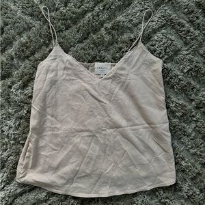 Sezane 100% silk tank top